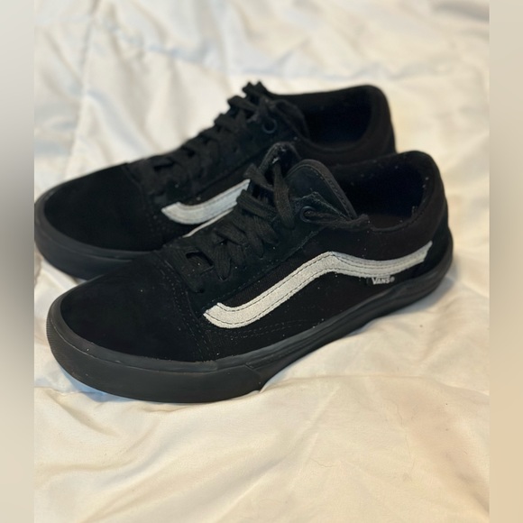 Black White Stripe Vans! - Picture 2 of 5